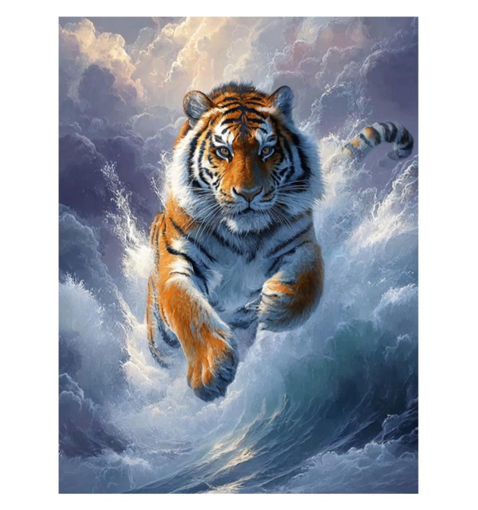 호랑이 보석십자수 주문제작해드려요