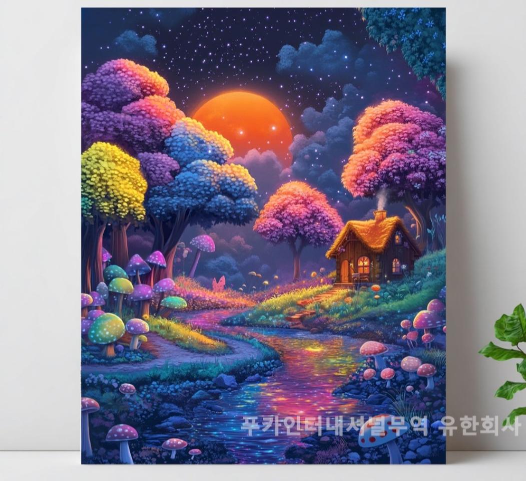 꿈의 숲 보석십자수 주문제작해드려요