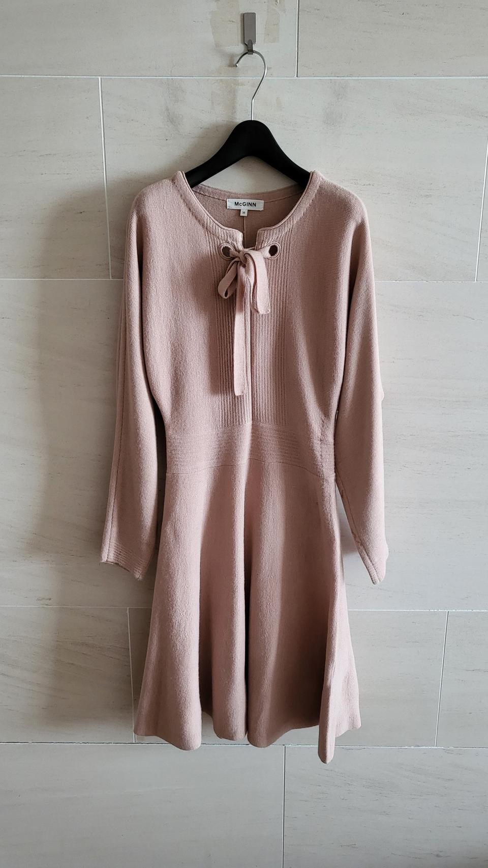 (정품) McGINN 리본 보타이 니트 원핏