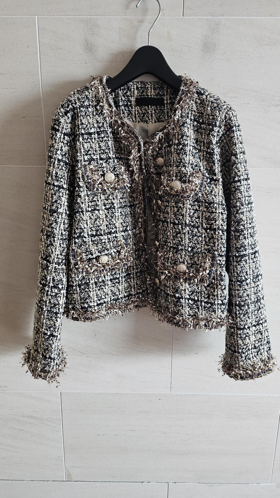 (정품) g-studio 트위드 자켓