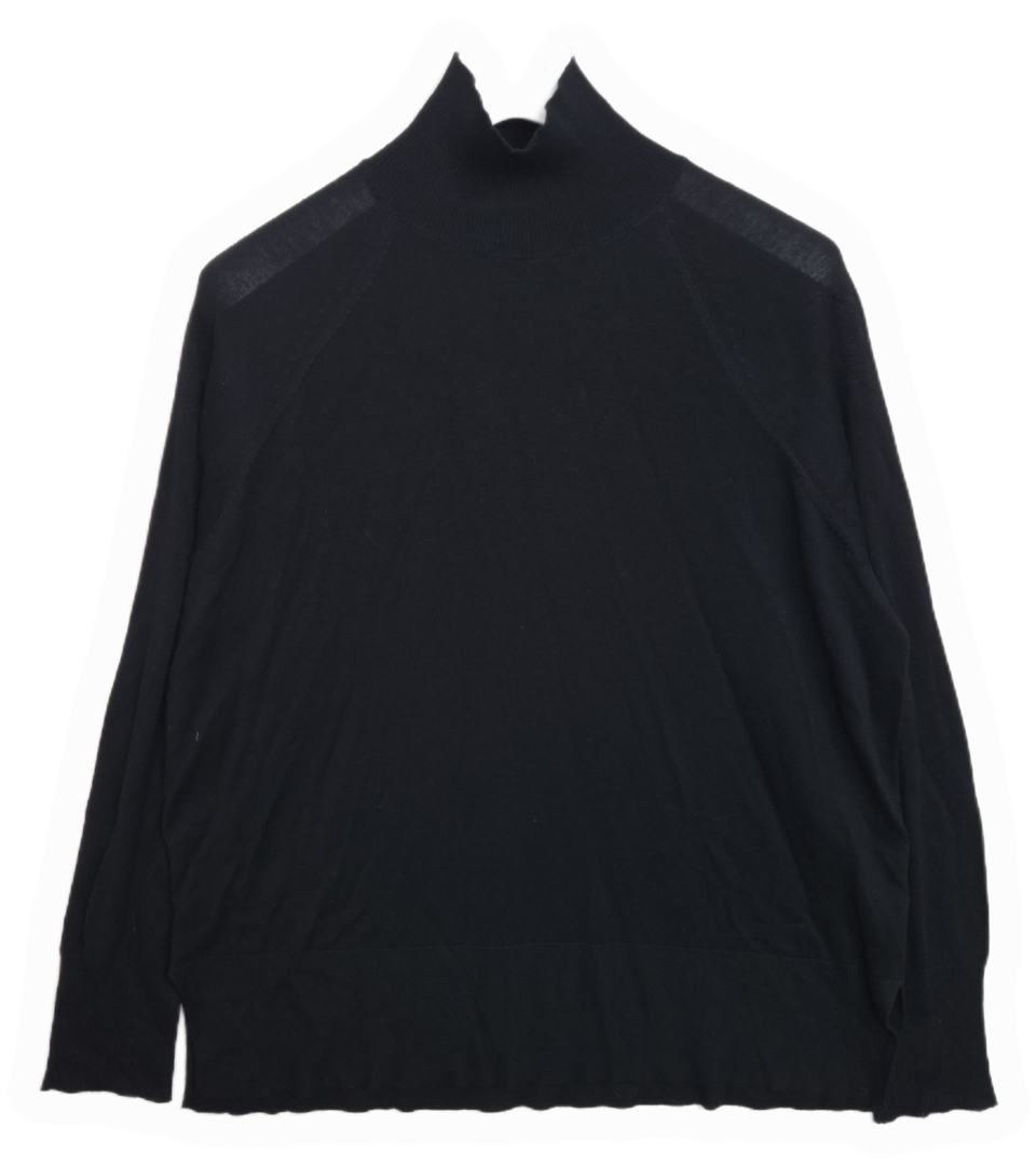 ZARA 자라 블랙 터틀넥 티셔츠 S	