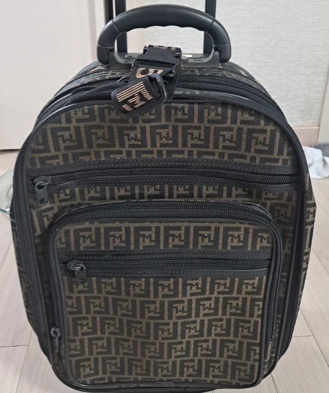 정품 펜디 ff로고 캐리어 가방