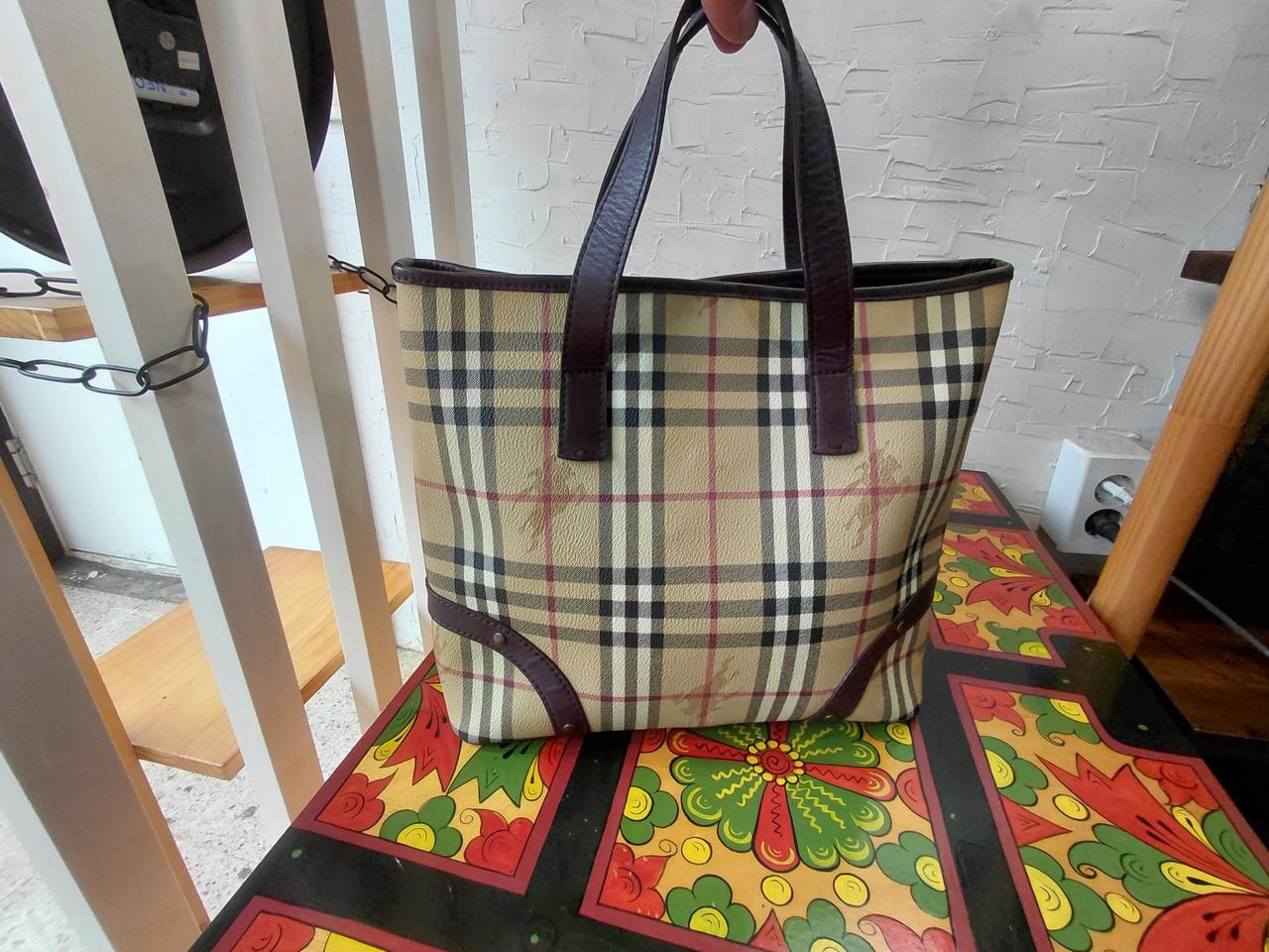 버버리 노바체크. 토드백