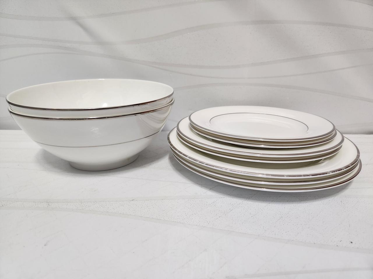 한국도자기  접시,면기