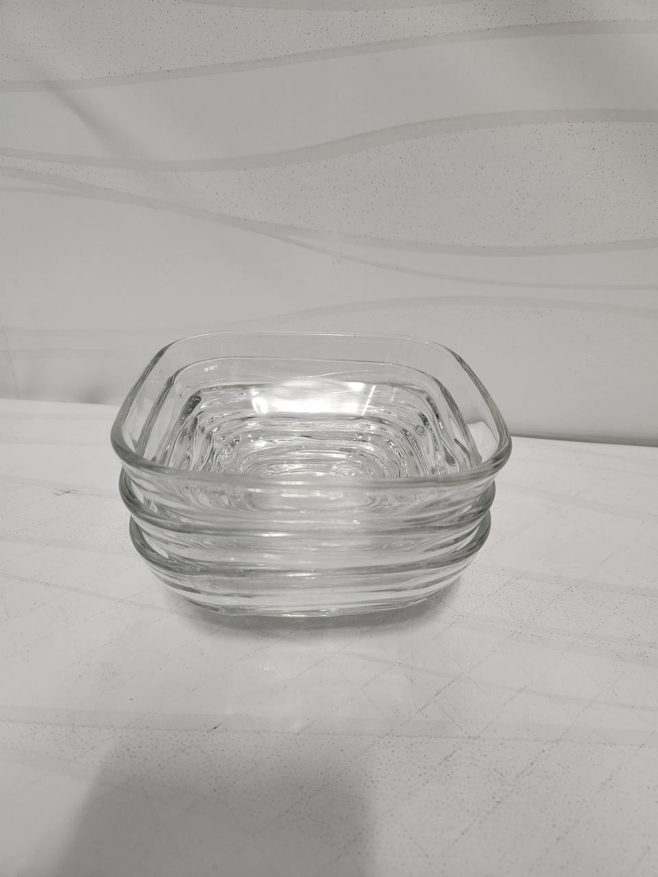 사각 유리 볼 4개