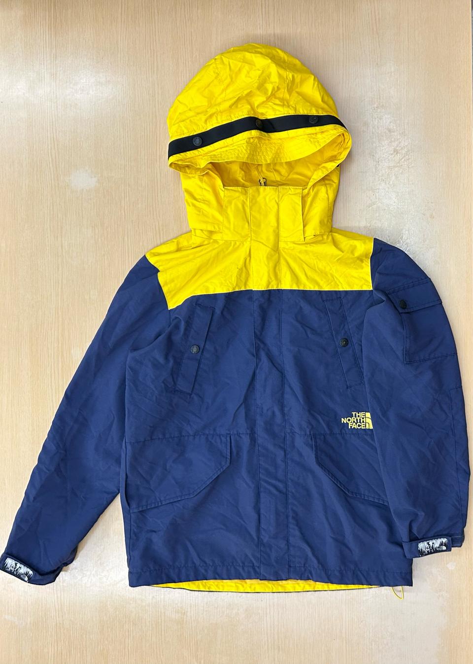 140사이즈 노스페이스 바람막이 정품 네이비 키즈