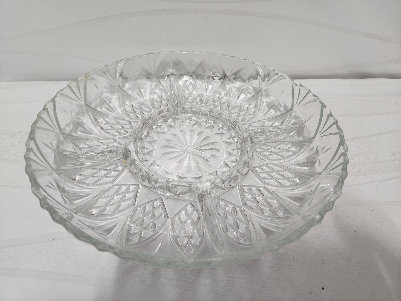 크리스탈  유리 나눔접시