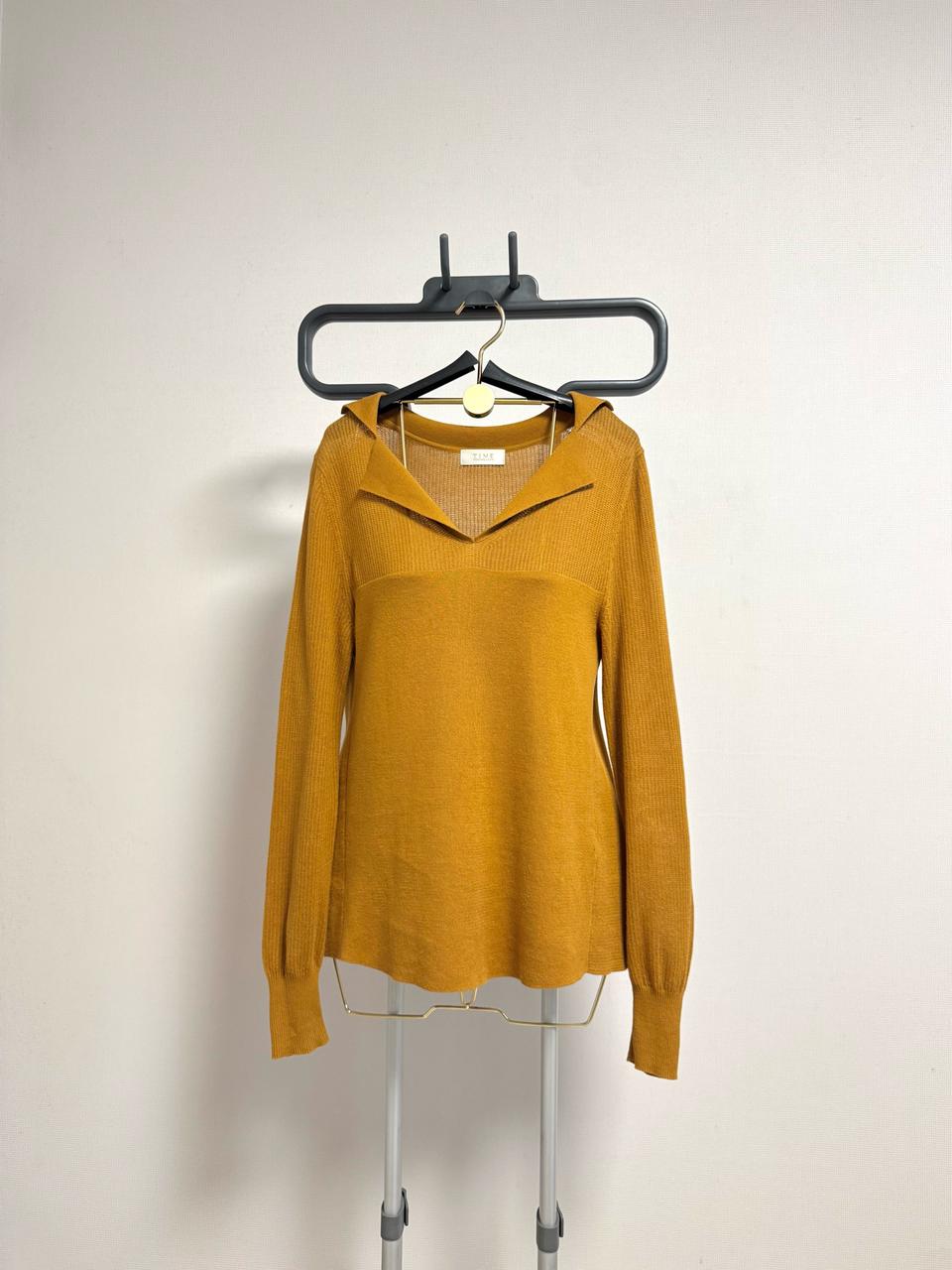 TIME 니트블라우스