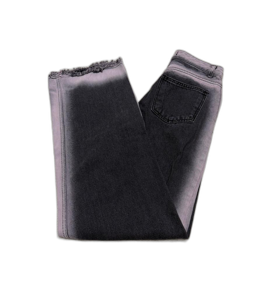 게이트리스 워싱 와이드 데님 팬츠