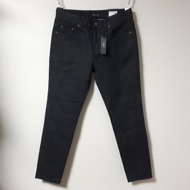 31/THE CROSS 약코팅 슬림 스키니핏 청바지/31-663