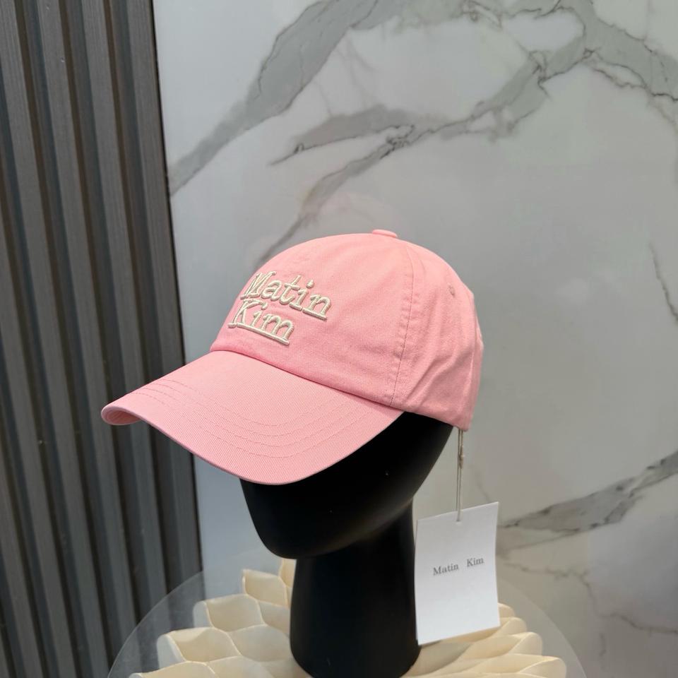 마뗑킴핑크 트레이닝 모자