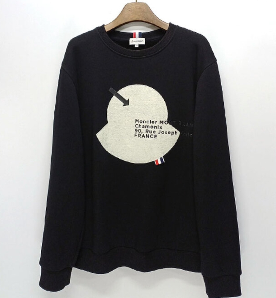 몽클레어 기모 맨투맨 XL*105