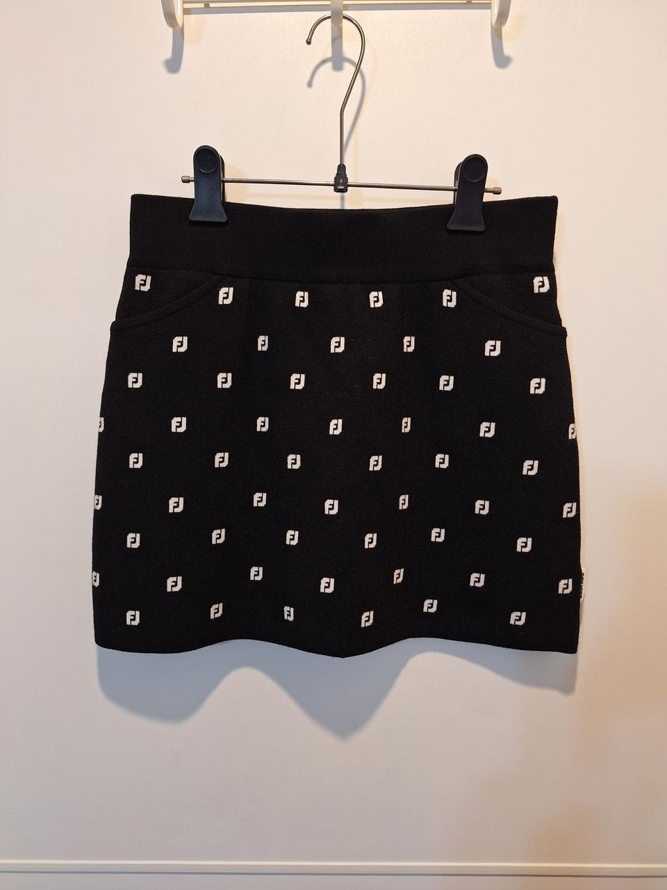 풋조이 여성 골프웨어 니트 스커트