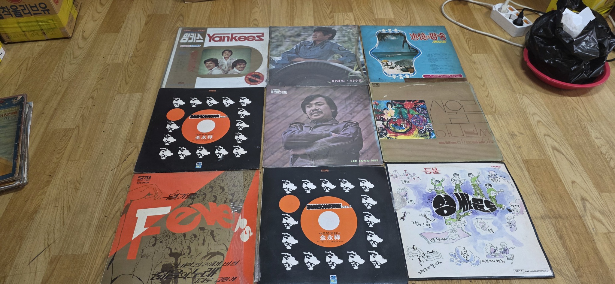 수집용 각종 LP판 36장 일괄