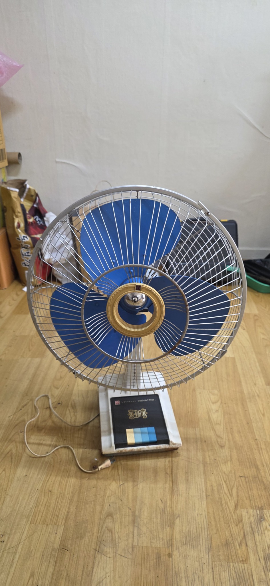 네쇼날 옛선풍기 110볼트 진열소품 용