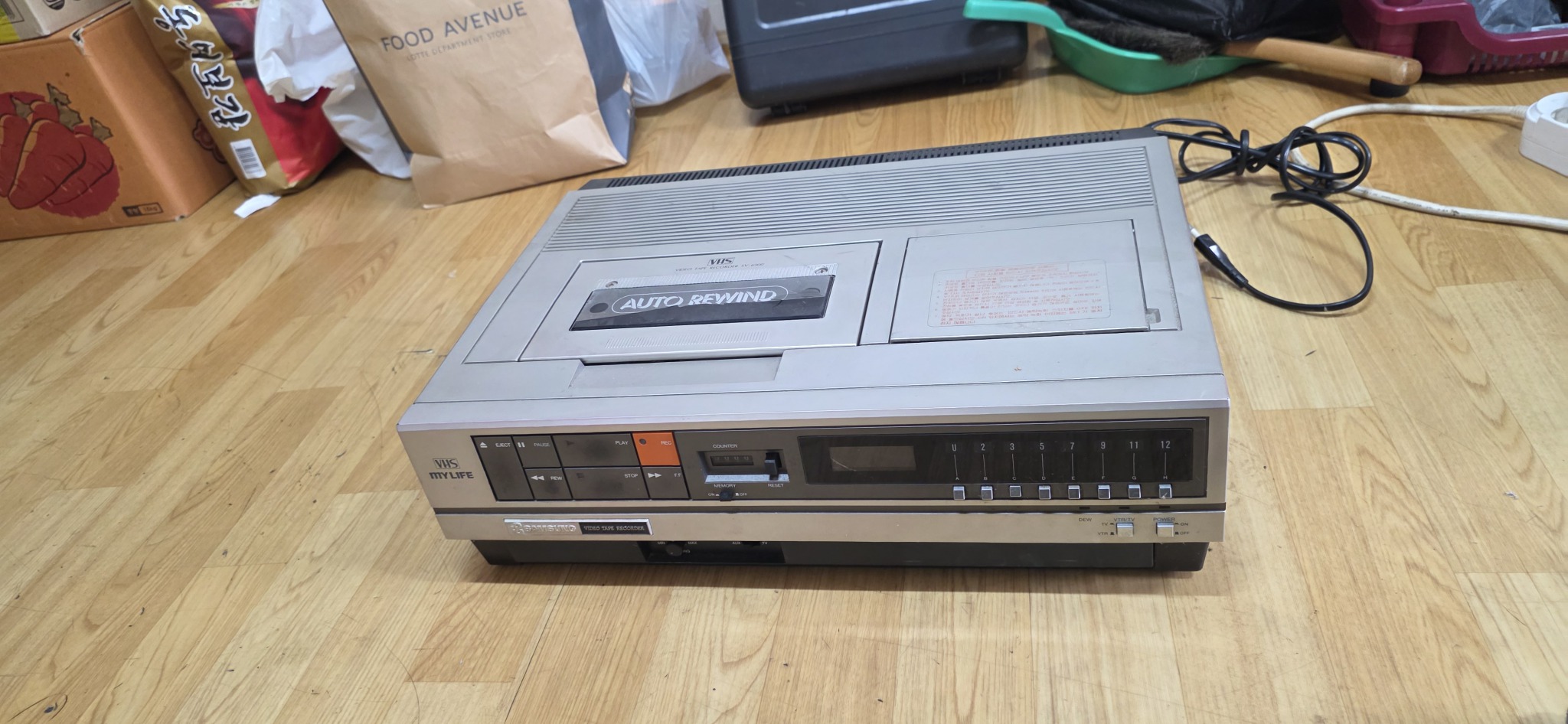삼성 빈티지 비디오테입 기기