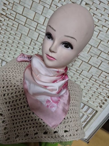 실크100%사각스카프