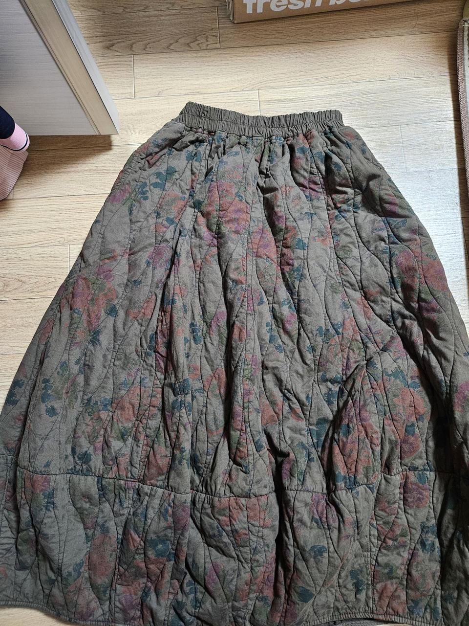 빈티지한 패딩 치마 27-29