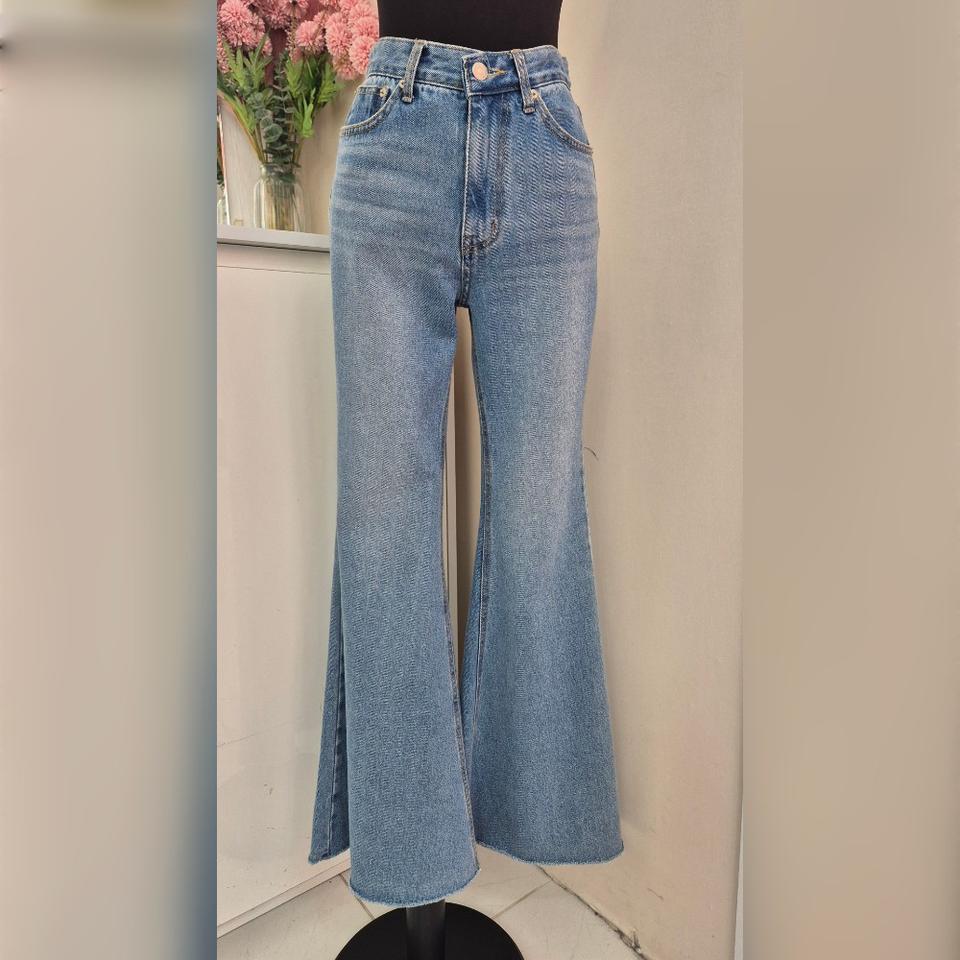 키큰여자 롱 부츠컷 청바지 하이웨스트 탄탄한 데님 팬츠 108cmㅡ무배