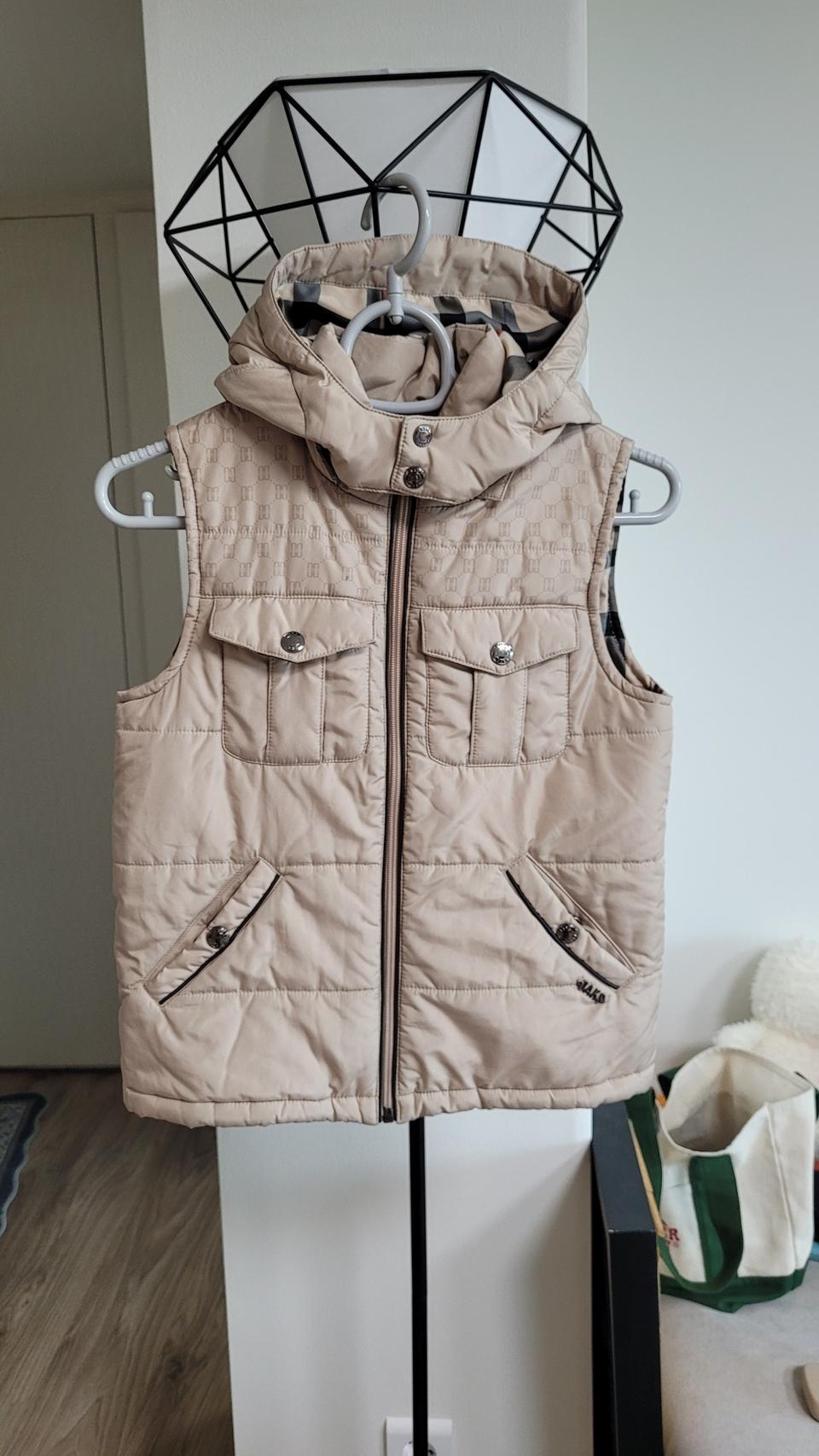 닥스  키즈 후드 조끼-130사이즈