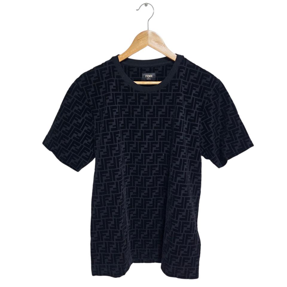 펜디 FF 벨벳 반팔 티셔츠