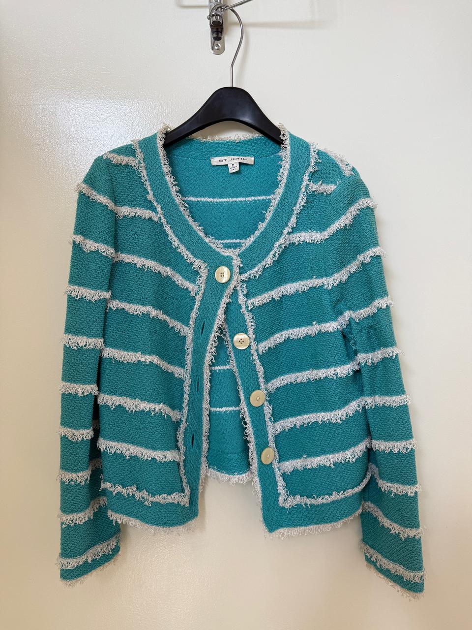 ST. JOHN 에메랄드 가디건(정품)