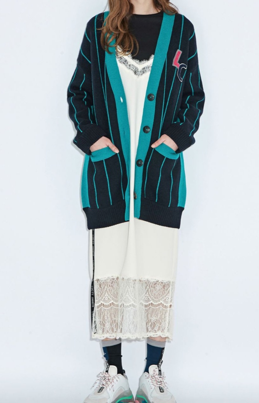 드라이완료)  럭키슈에뜨 가디건 프리사이즈