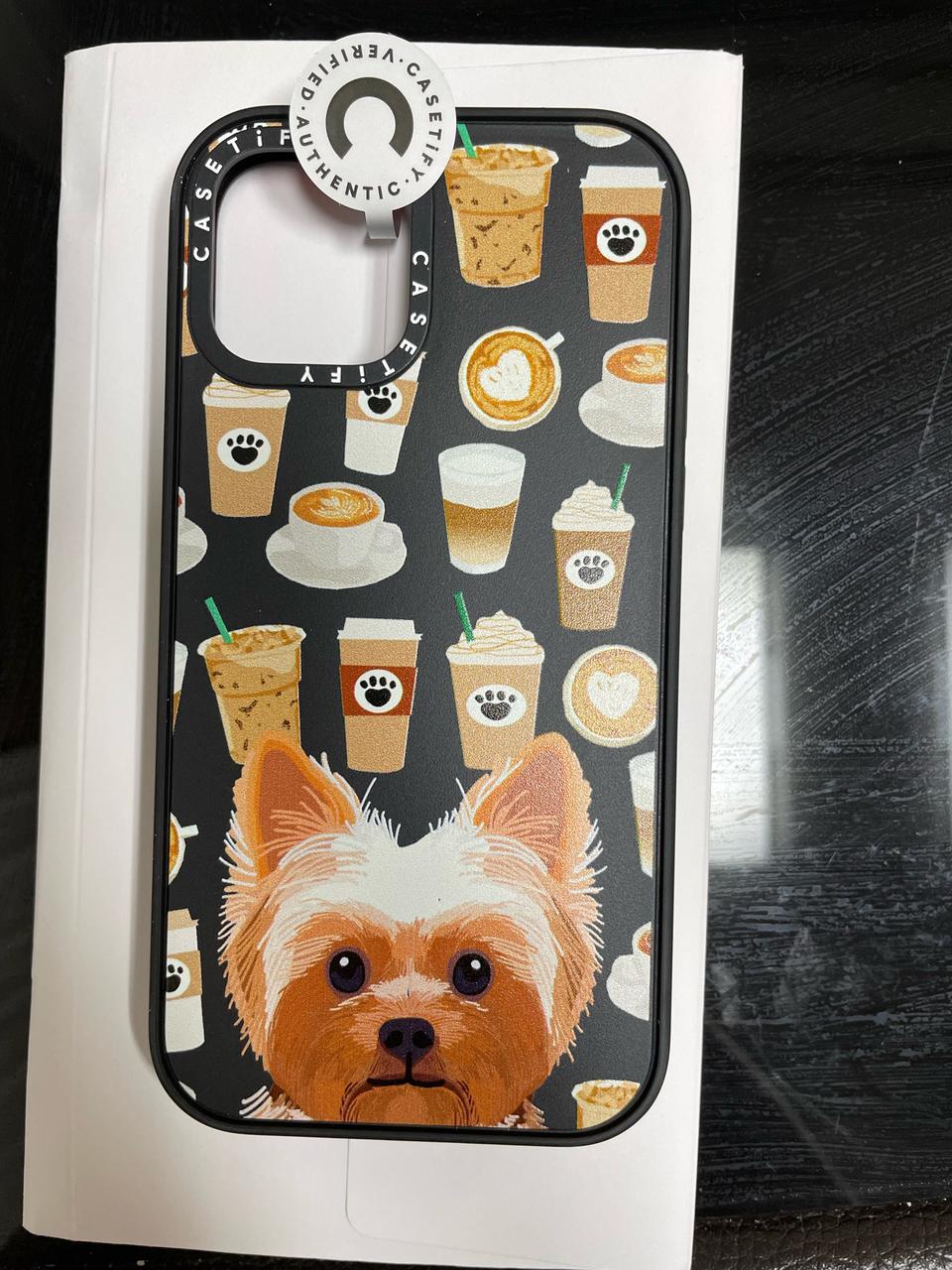 케이스티파이 아이폰12 커피강아지 케이스