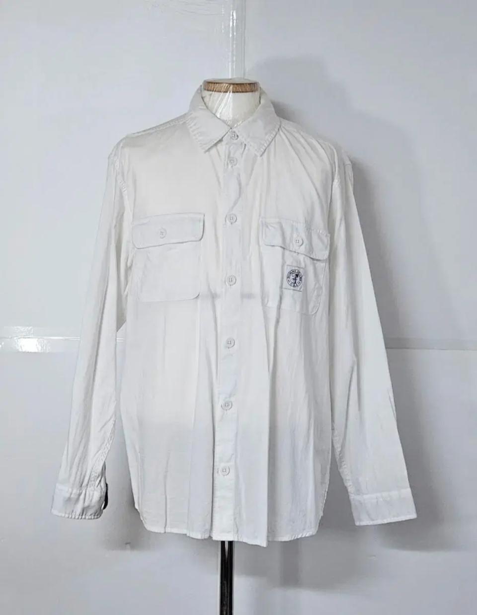 100)타미진스 relaxed핏 화이트셔츠남방