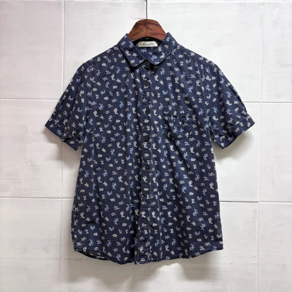 Golden bear 골든 베어 플라워 모리걸 블라우스