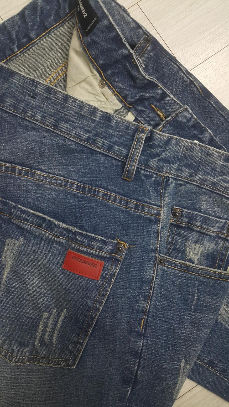 디스퀘어드2(사방스판) 레드탭 이태리진 32"(No.937)S급!