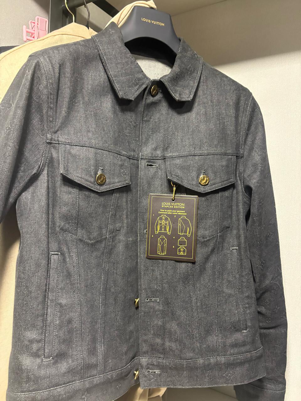 루이비통 모노그램 남성 데님 자켓 46 백화점판