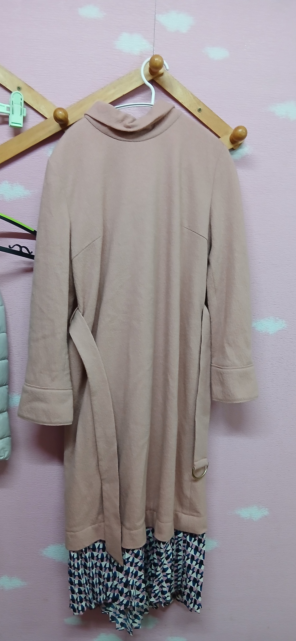 JOINUS 핑크 봄가을 코트 66사이즈