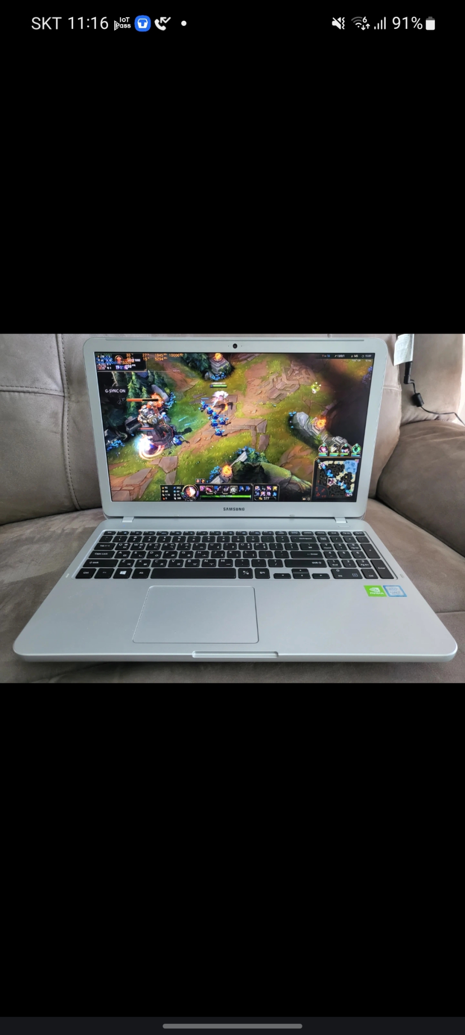 삼성 노트북 i7 8세대 고사양 노트북 램 20G, NVME SSD 50