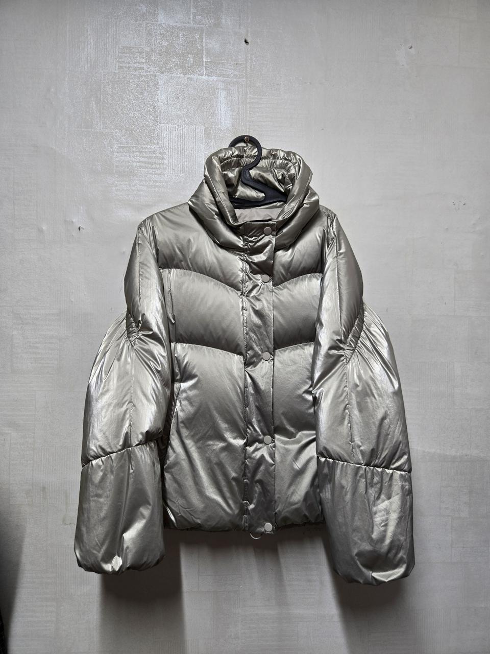 듀마르셀 글로시 푸퍼 다운 숏패딩