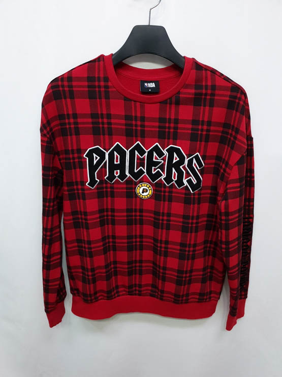 MLB 남성 체크 맨투맨 95