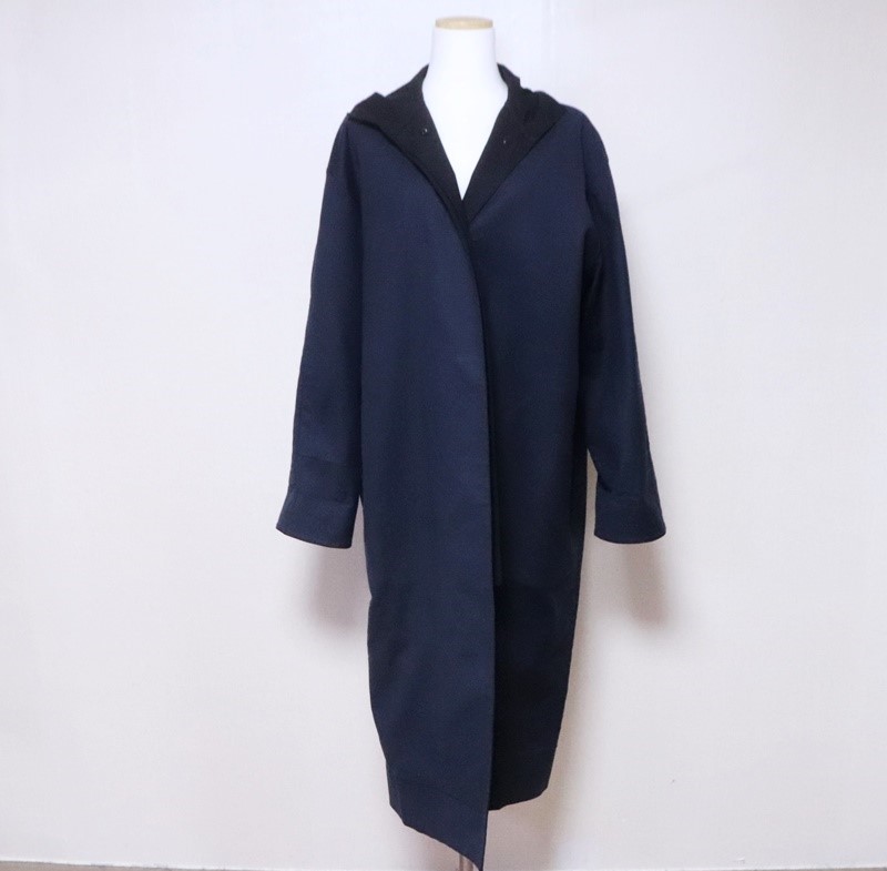 더캐시미어 프리사이즈 후드 트렌치 코트