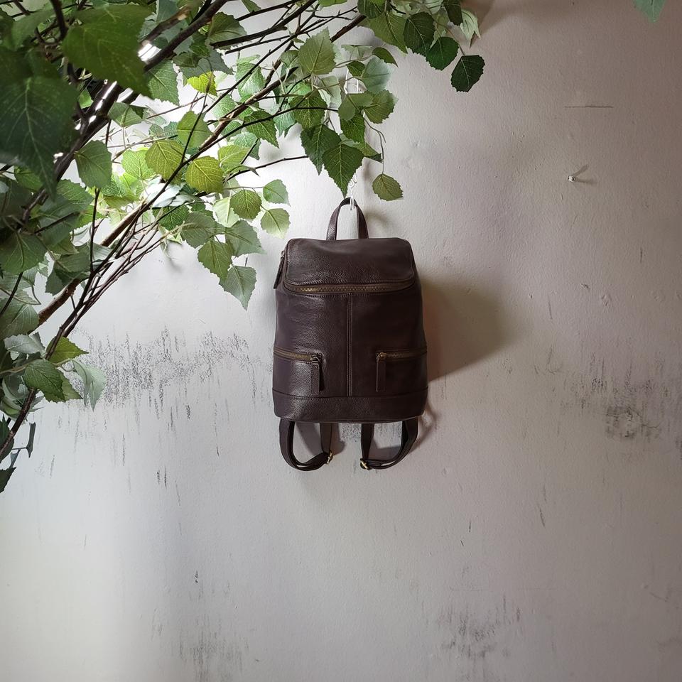 ADAD 올 레더 백팩