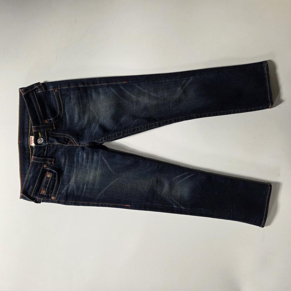 트루릴리전 스티치 로우 데님 팬츠 27 26030416