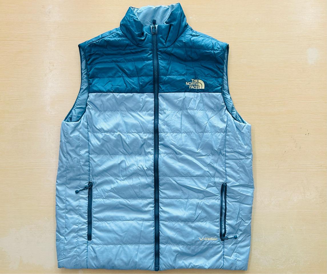 160사이즈 노스페이스 웰론 베스트 패딩 조끼 경량 블루 정품 주니어