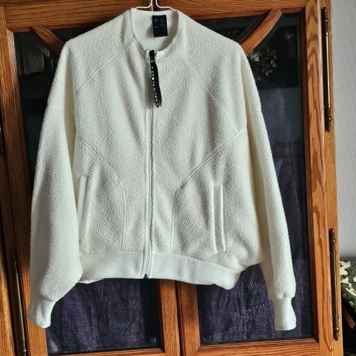 100/아디다스  뽀글이 플리스 집업