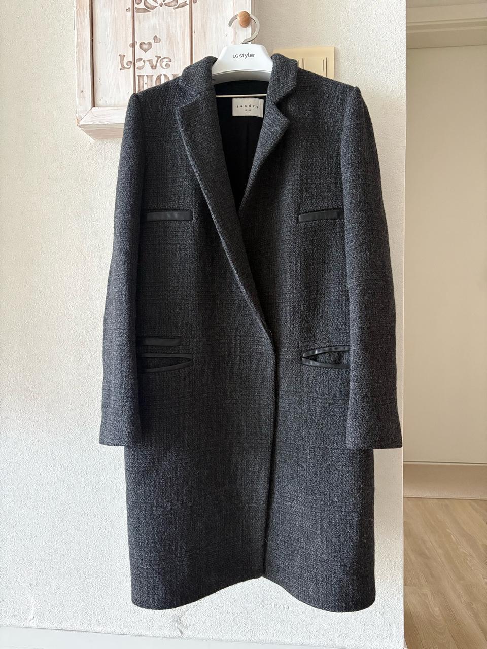 Sandro(산드로) 모 혼방 코트