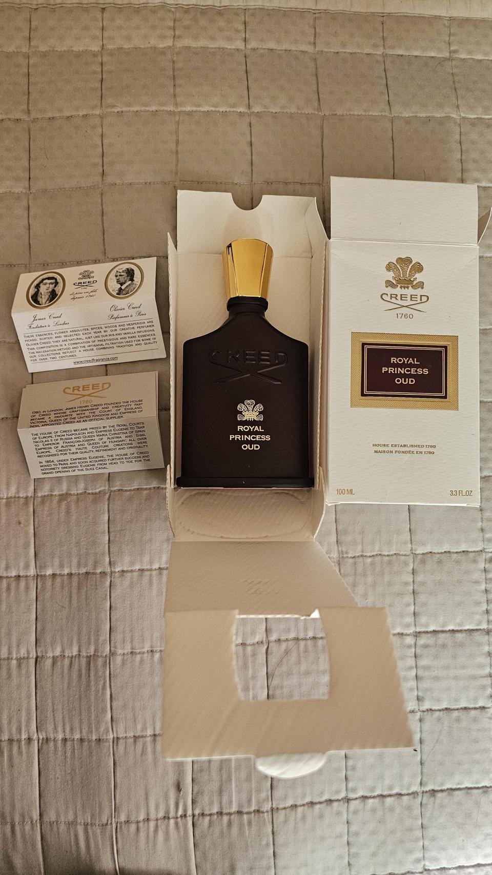 급쳐 크리드 로얄 프린세스 오우드 여성향수 100ml 미개봉 새상품