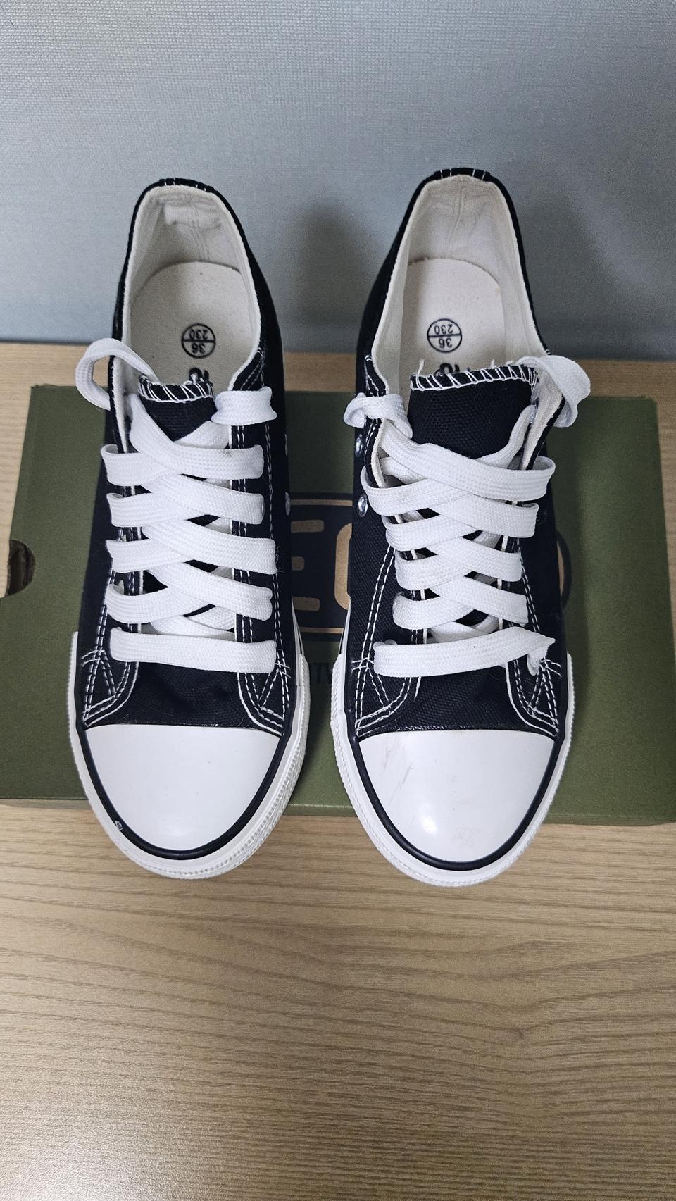 [225]키높이 컨버스 스타일 스니커즈(블랙)