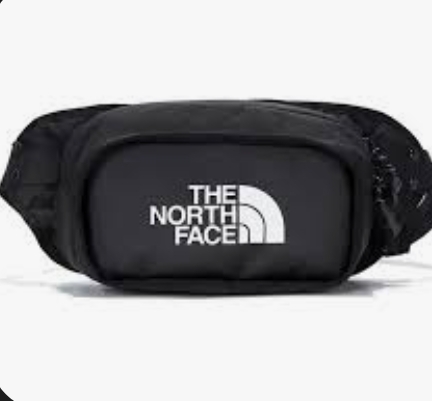 노스페이스 블랙 웨이스트 힙색 가방