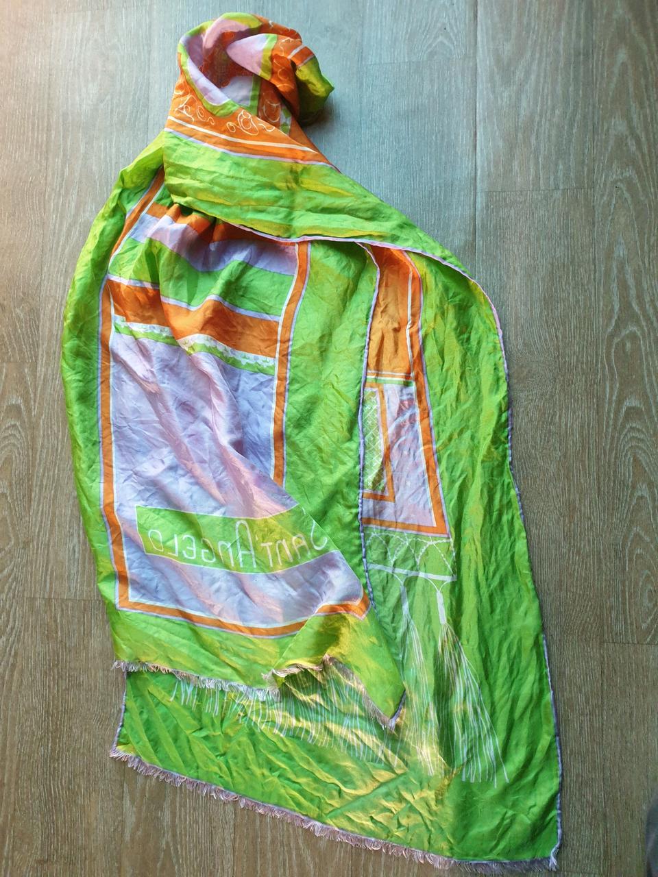 럭셔리 미국 패션디자이너 조르로 디 산탄젤로(정품)빈티지 실크스카프