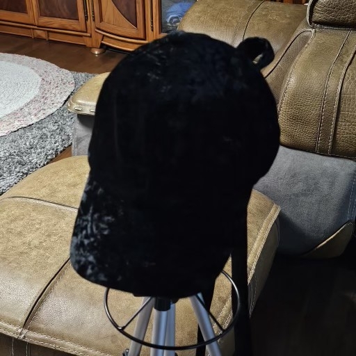 여성 블랭크 정품 벨벳 긴끈 리본 모자