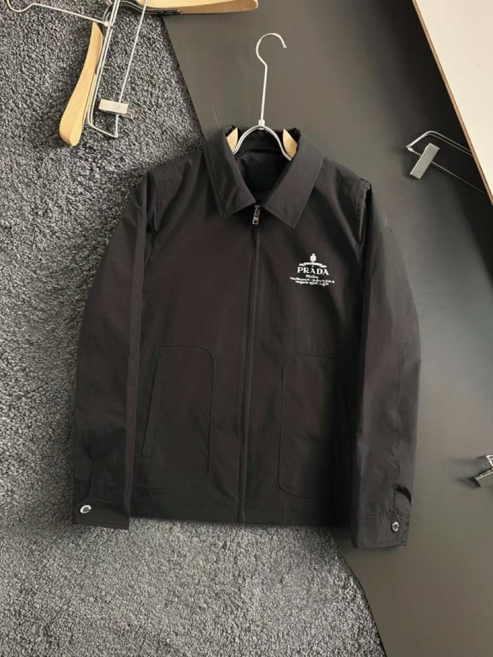 프라다 코튼 혼방 재킷