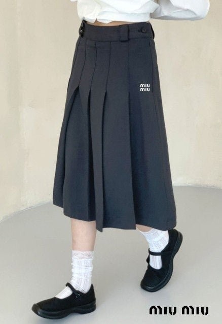 미우미우 플리츠 스커트