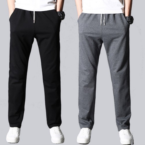 남자 무지 일자 트레이닝 팬츠